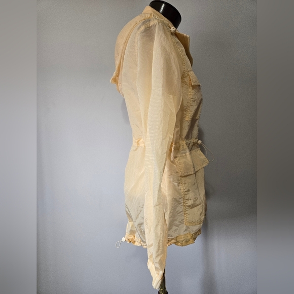 Savvi Butter Yellow Lightweight Anorak Jacket. Size Small - Picture 6 of 14